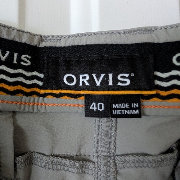 Orvis Men's Athletic Gray Shorts W40 - Picture 2 of 6